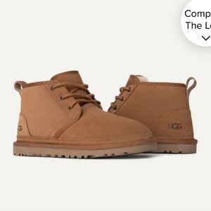 UGG Neumel Lace-Up Boots in Chestnut